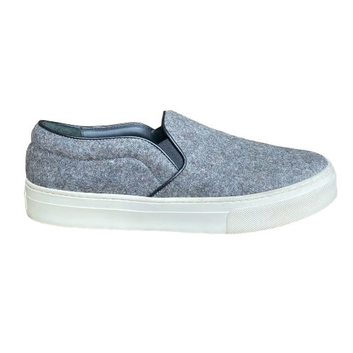 CELINE Slip On Sneakers Wool Heather Grey, Size 40