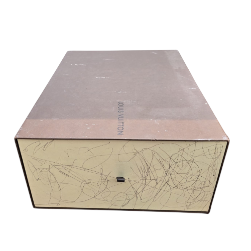 NEW LOUIS VUITTON Brown Leather Mini Lin Jodie Monogram Ankle Boots, Size 40